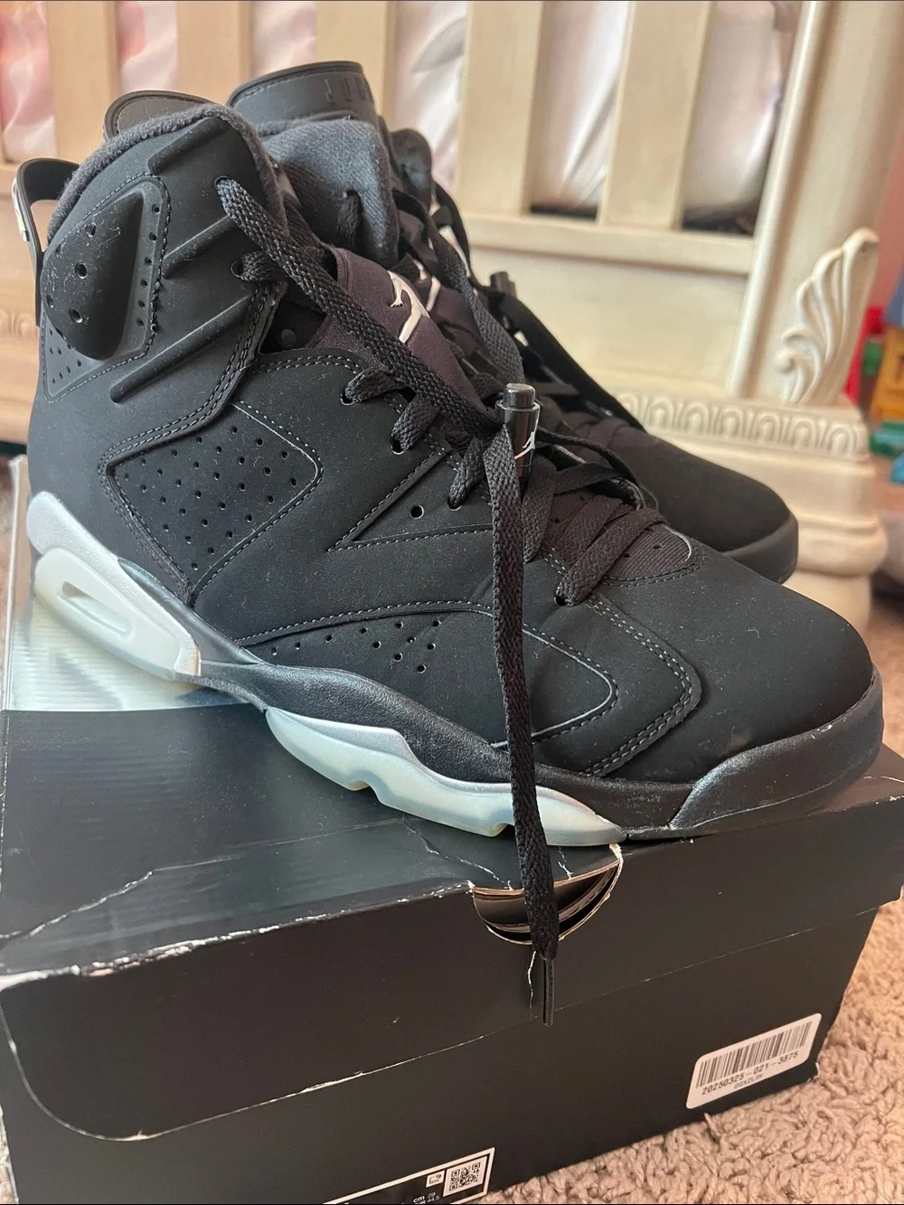 Air Jordan retro 6 chrome